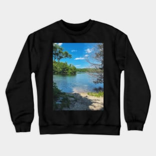 Rural Massachusetts Lake on a Summer Day Crewneck Sweatshirt